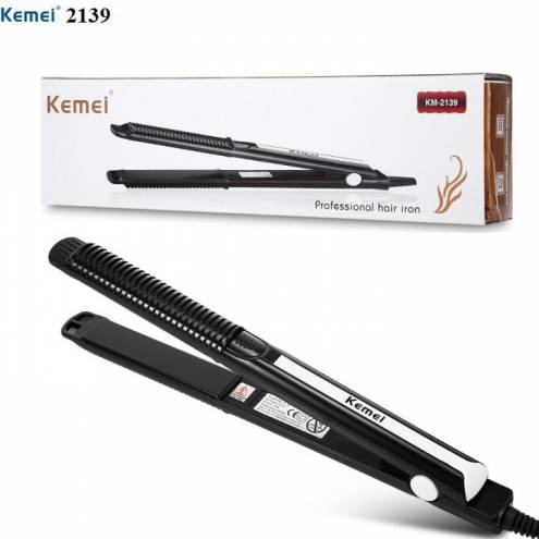 Máy làm tóc KEMEI Km- 2139 2in1 uốn duỗi thẳng với 5 mức chỉnh nhiệt