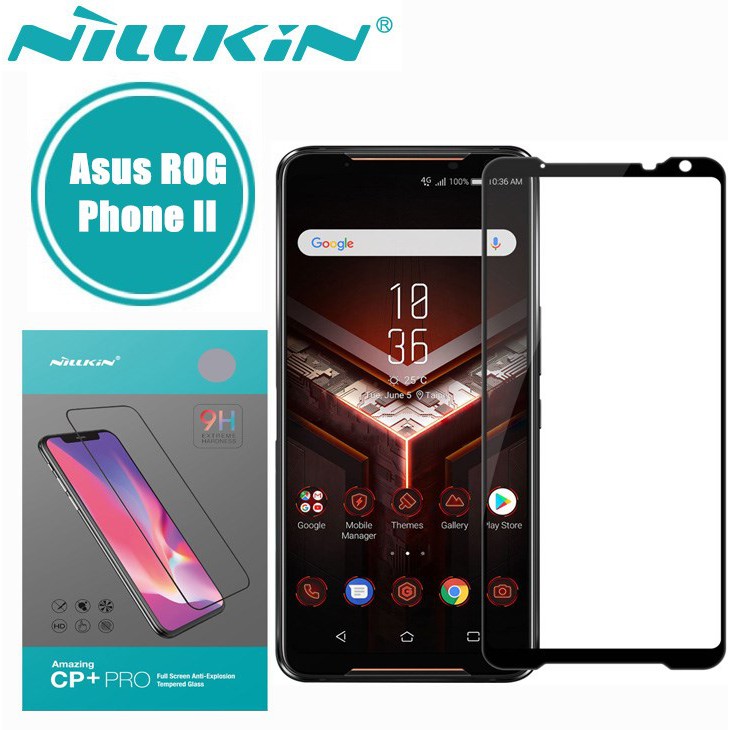 Cường lực for Asus ROG Phone 2 3 5 5S Pro Strix / Asus ROG Phone II III Strix Nillkin CP+Pro Full Cover Tempered Glass