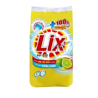 Bột giặt Lix Extra hương chanh 550gr EC055 thơm mát làm sạch mọi vết bẩn