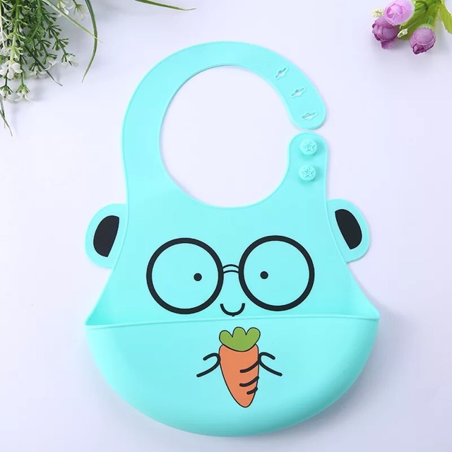 Yếm silicon cao cấp có máng kute 5 mẫu