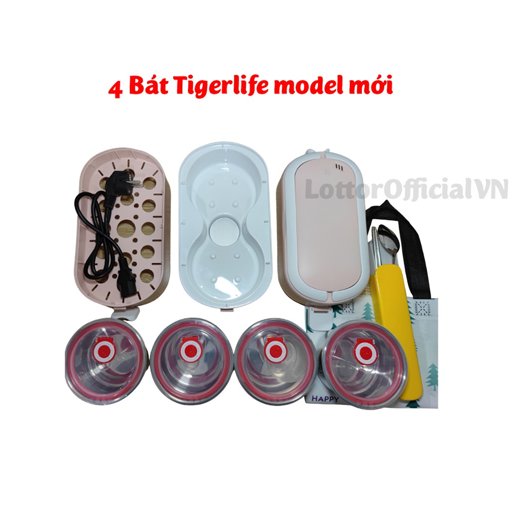 Hộp Cơm Cắm Điện, Hộp cơm hâm nóng MINISTYLE Tặng Kèm Bộ Đũa, Túi Xách, 2- 4 Bát Inox BH 12 BH 12 Tháng Lỗi đổi Mới