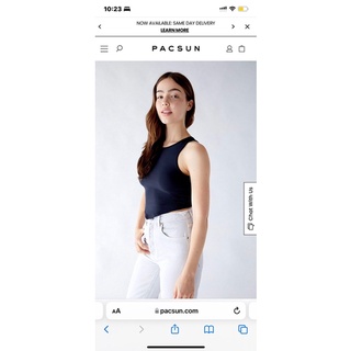 áo tank top crop trơn body hiệu xuất