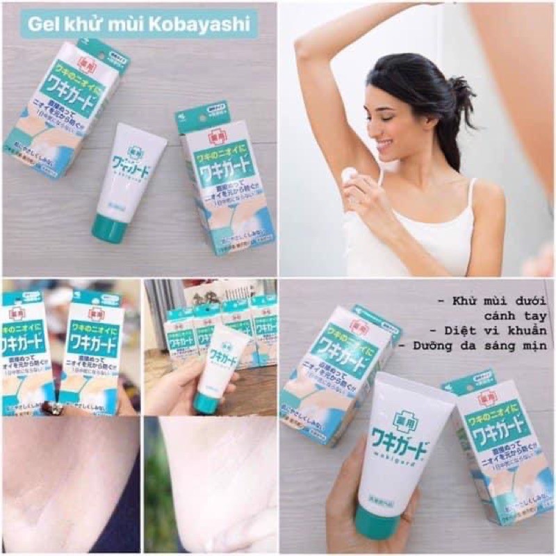 Gel khử  HÔI NÁCH 50G KOBAYASHI - NHẬT BẢN [HangNhat]