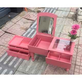 BÀN TRANG ĐIỂM MINI BẰNG GỖ CAO CẤP