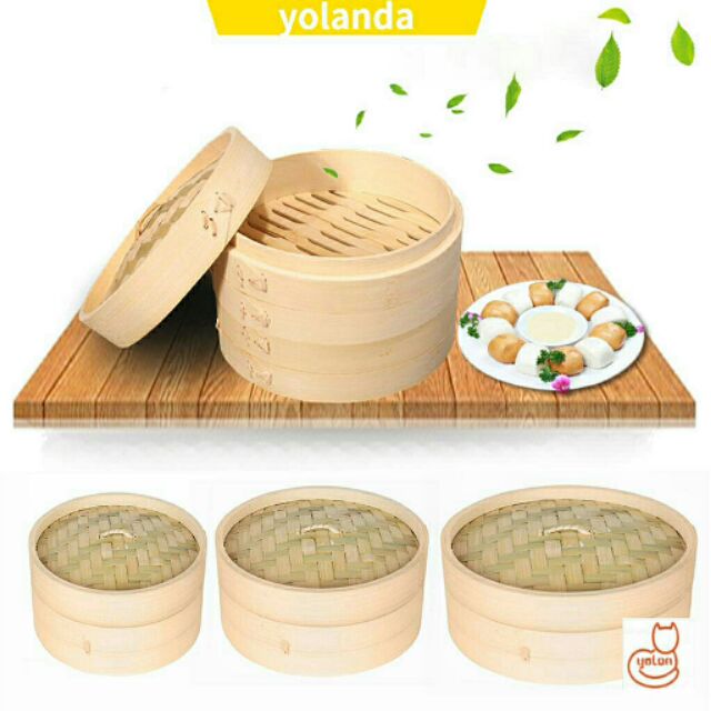 Xửng hấp tre/ lồng hấp tre/ xửng hấp bánh bao, disum, rau củ quả