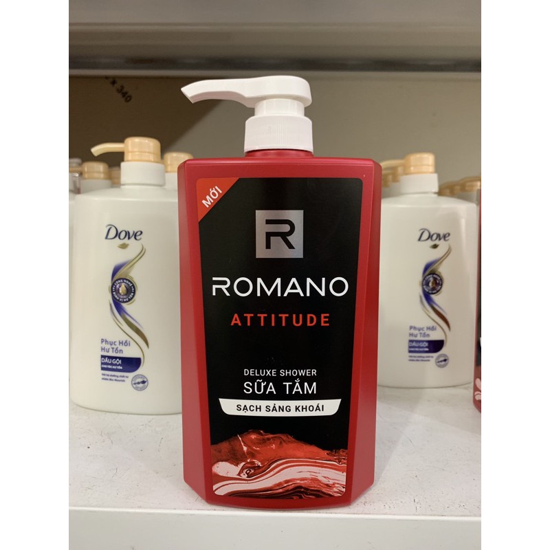 Sữa Tắm Cao Cấp Romano Attiude 650g
