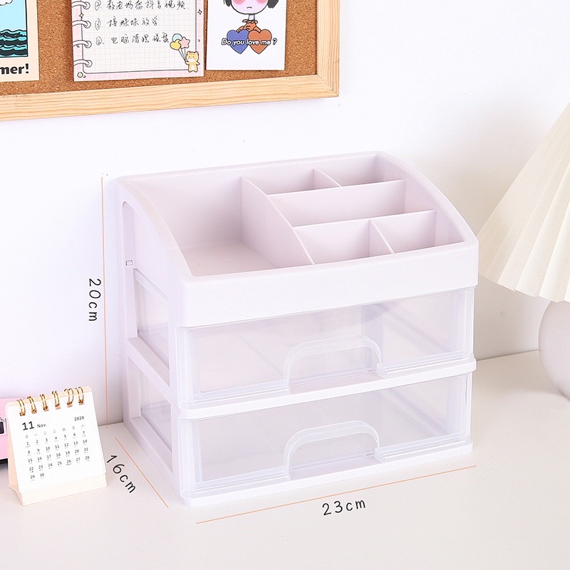 Kệ Đa Năng Kèm Sticker Đựng Mỹ Phẩm, Dụng Cụ Học Tập