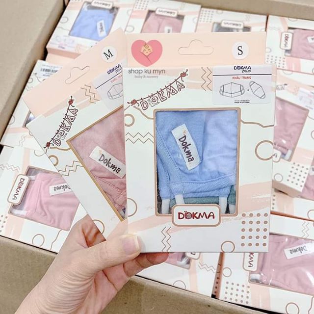 [Mã FAMAYFA2 giảm 10K đơn 50K] Dokma_ khẩu trang trẻ em set 3 chiếc | BigBuy360 - bigbuy360.vn