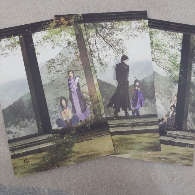 Combo 3 Bưu thiếp Sơn hà nhân gian (postcard)