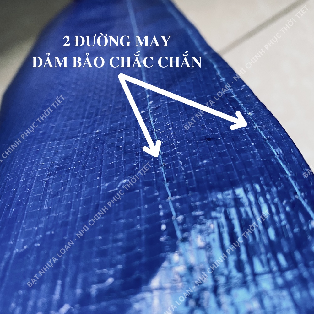 Bạt Che Mưa, Che Nắng Loại 1 Dai, Bền, Nhẹ (May Viền, Đóng Khuy Sẵn)