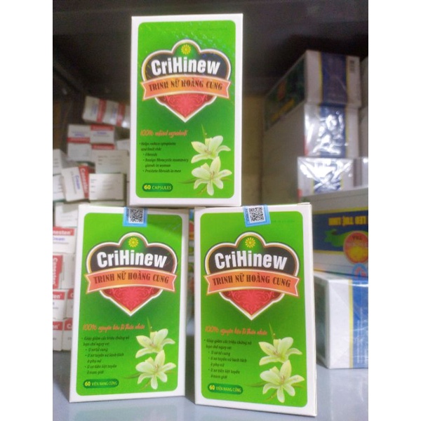 CriHinew 60 viên- Bổ huyết điều kinh ngừa u nang u xơ