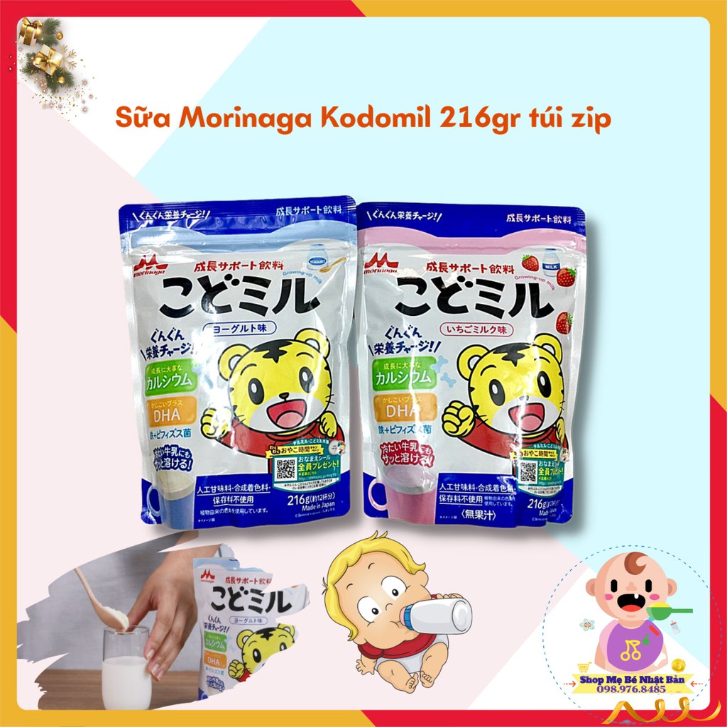 Sữa Morinaga Kodomil 216gr túi zip