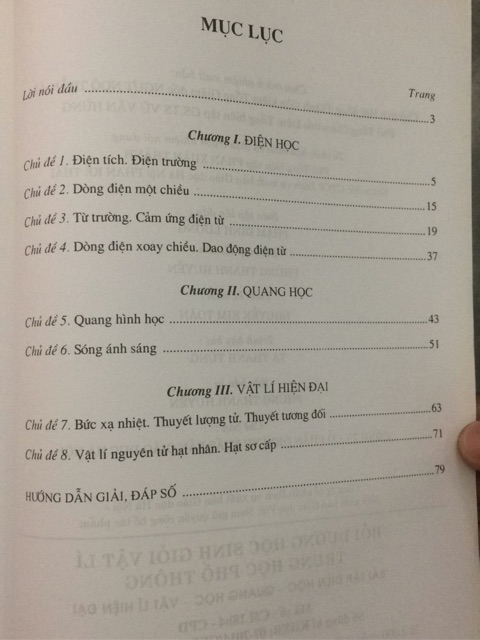 Sách - Bồi dưỡng Học sinh giỏi Vật lí Trung học phổ thông: Bài tập Điện học, Quang học-Vật lí hiện đại