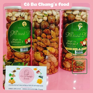 Hạt hỗn hợp - Mixed Nuts 6 loại hạt Hũ 500g