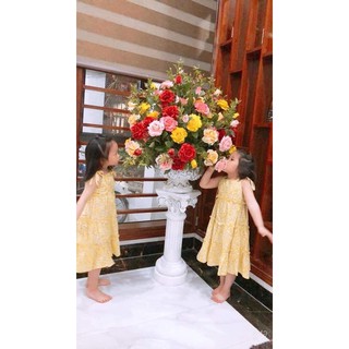 Váy thô mềm hoa nhí (Ảnh thật ở cuối)
