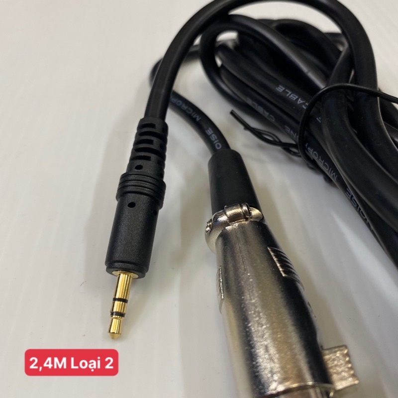 Dây XLR Micro 3.5mm Dành Cho Mic Thu Âm Live Stream Hàng Tốt Loại 1 - 2 - 3