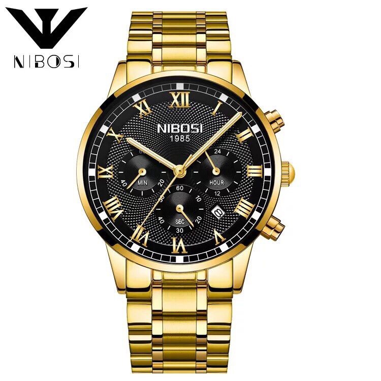 Đồng Hồ Nam Nibosi 2339 Hàng Chính Hãng Full Box Dây Hợp Kim Cao Cấp