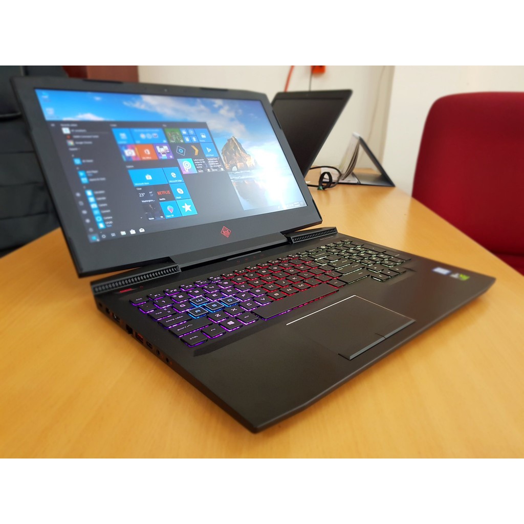 Laptop chơi game HP OMEN 15 (Core I7-8750H 12CPU, Ram 16GB, SSD NVMe 256GB + HDD 1TB, VGA GeForce GTX 1060 6GB, FullHD)