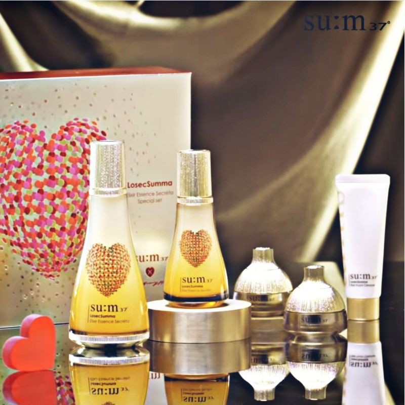 [ Up 230ml ] set nước thần su:m37 tái sinh trẻ hóa làn da losec summa Elixir Essence Secréta