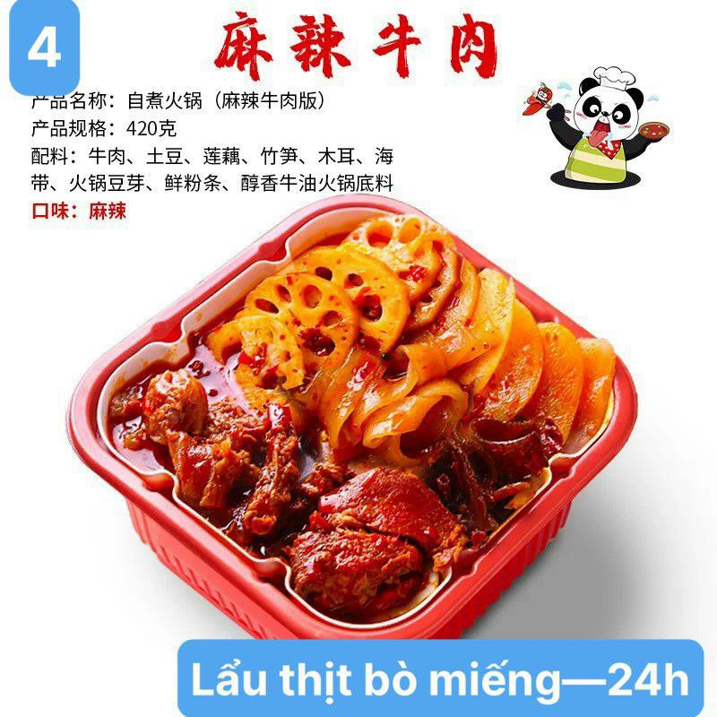 lẩu thịt bò miếng siêu ngon