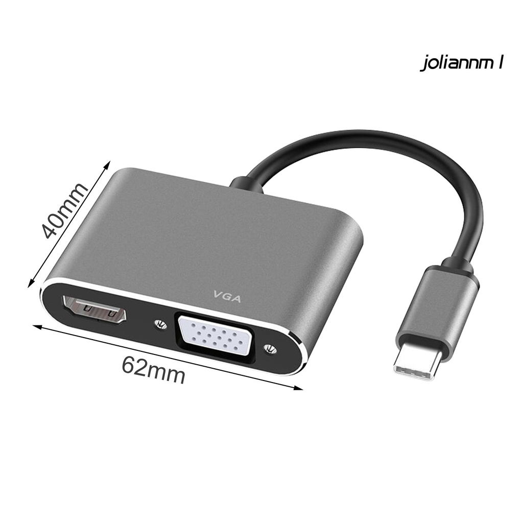 Trạm Chuyển Đổi Video 4k Usb 3.1 Type-C Bằng Hợp Kim Nhôm Cho Máy Tính Bảng | BigBuy360 - bigbuy360.vn