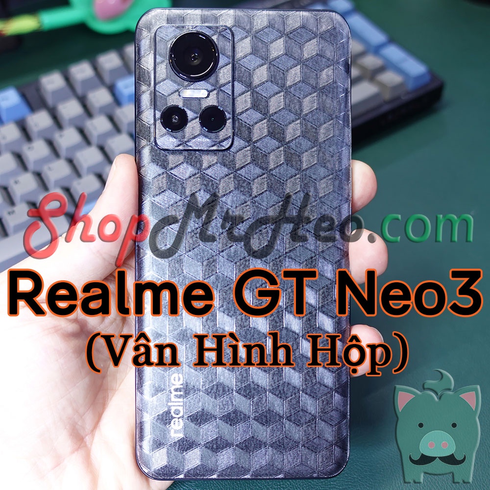 Skin Dán Mặt Sau Lưng Vân 3D Realme GT Neo3 - GT2 - GT Neo2 - GT Neo 2 - Realme Q5 Pro