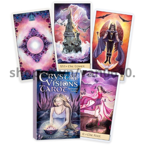 Bộ bài Tarot 78 lá Crystal Visions Tarot, Tác giả Jennifer Galasso