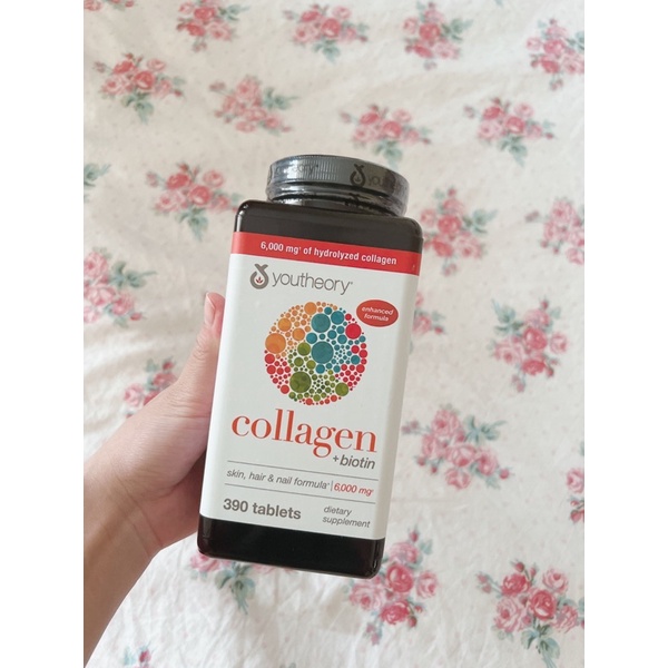 Viên Uống Collagen Youtheory Biotin Chính Hãng Giảm Sạm Nám Ngăn Ngừa Lão Hóa