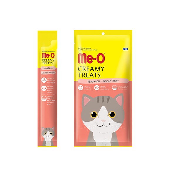 Súp Thưởng Me-O Creamy Treats Cho Mèo (4 Thanh X 15g) Giá Rẻ #MintPet