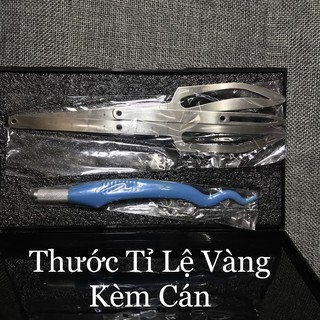 Thước tỉ lệ vàng kèm cán
