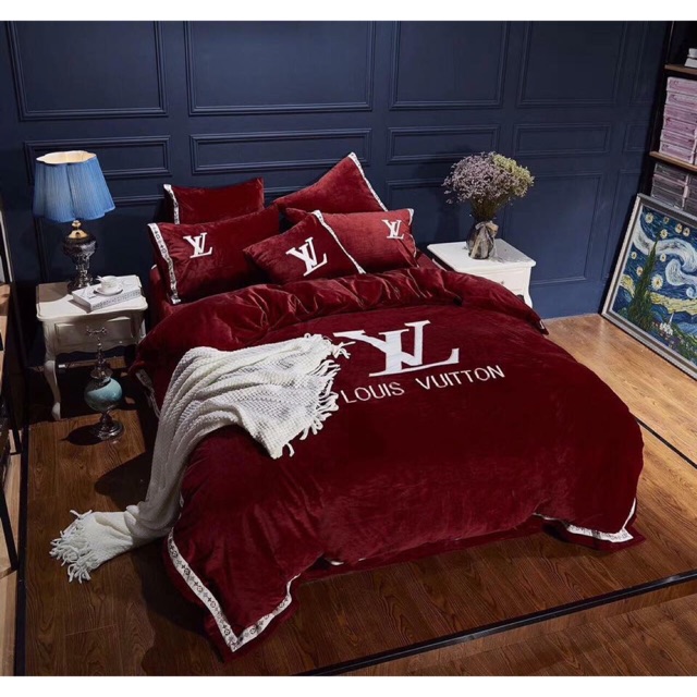 FREESHIP 99K TOÀN QUỐC_Set nỉ nhung cao cấp 6 món siêu sang chảnh. Có thể dùng 4 mùa