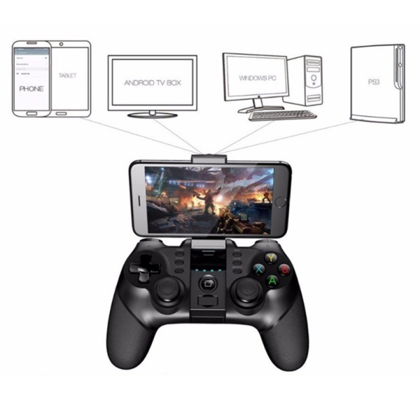 Tay Cầm Chơi Game Không Dây Bluetooth 2.4g 3 Trong 1 Ipega 9076 Cho Android/Ios