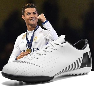 TF Futsal Soccer shoes 35-44 Giày Đá Bóng C Ronaldo Mercurial soccer shoes Low-top football shoes Student soccer shoes