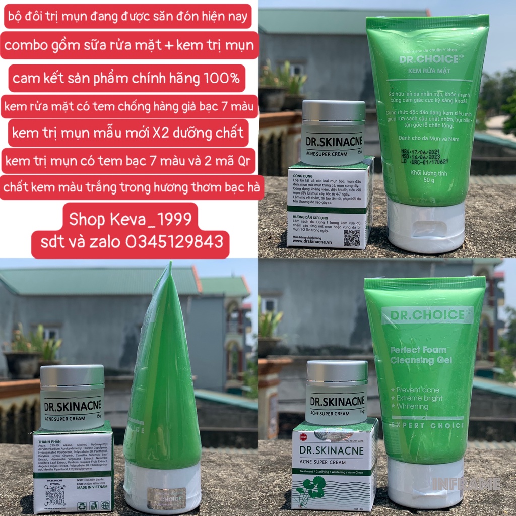 (cam kết chính hãng) Combo xóa mụn tận gốc - xóa thâm - trắng da - se lỗ chân lông - kiềm dầu điều tiết bã nhờn | BigBuy360 - bigbuy360.vn