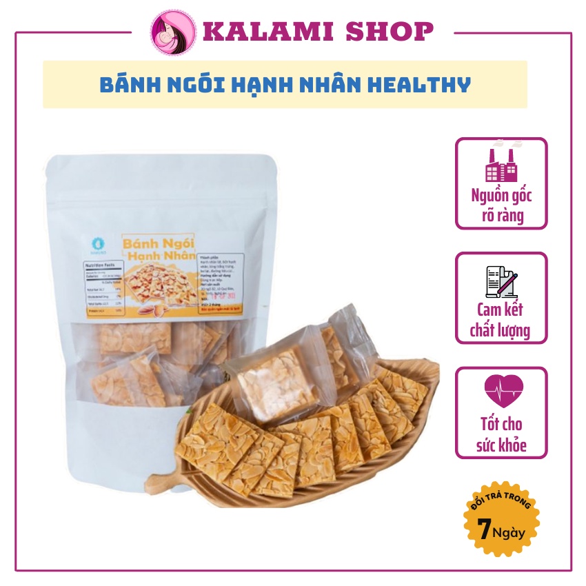 (250gr) Bánh Ngói Hạnh Nhân Ăn Kiêng, Giảm Cân, Ăn Vặt Healthy KaLaMi Shop