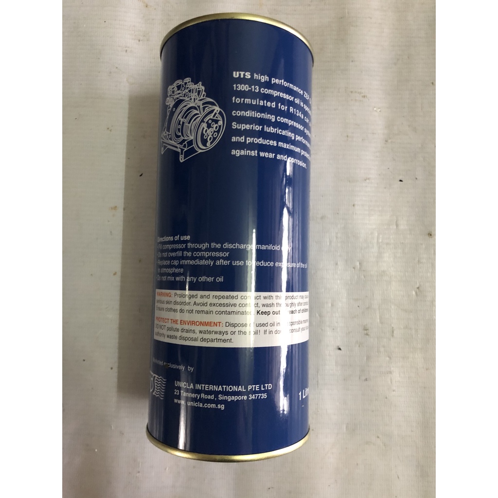 Dầu  lạnh Zepoil 1300-13  dùng cho hệ thống điều hòa ô tô hàng xịn Singapore