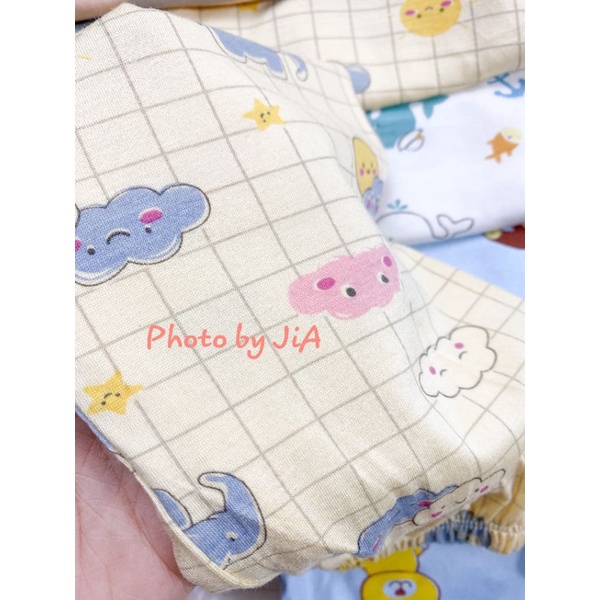 [Bé 7-27kg] Bộ Dài tay thun lạnh Minky Mom in hình toàn thân cho bé trai bé gái từ 7-27kg