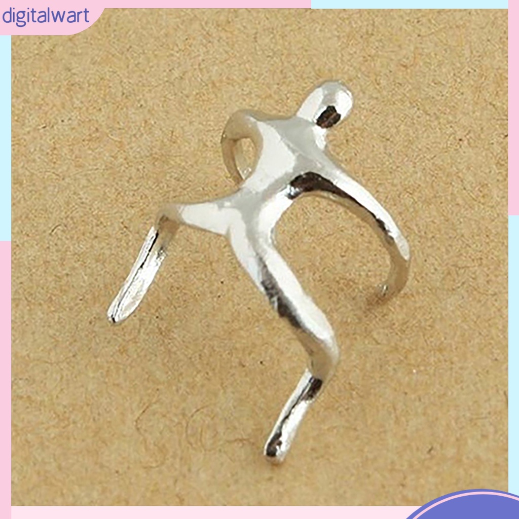 Bông tai kẹp vành tai hình người thiết kế thời trang cá tính