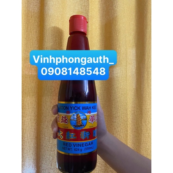 Giấm / Dấm Đỏ Koon Yich Wah Kee 500ml - HK