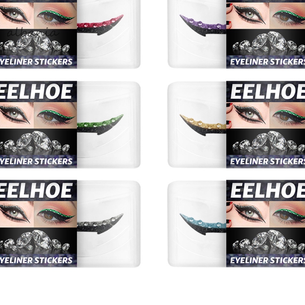 <albania>Miếng dán kẻ mắt đính đá giả màu sắc rực rỡ trang điểm cho quần áo | BigBuy360 - bigbuy360.vn