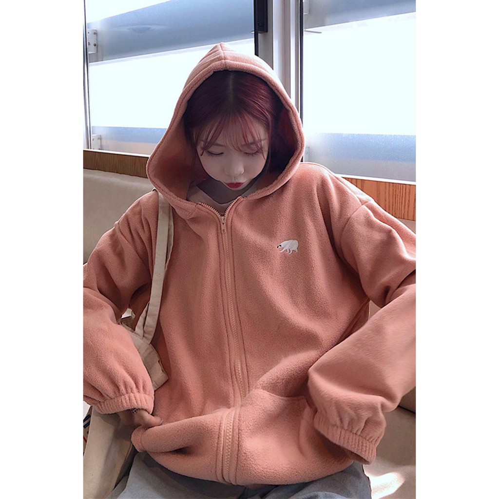 [Ảnh thật] Áo khoác nỉ bông ULZZANG cực ấm Hot trend 2021 | BigBuy360 - bigbuy360.vn