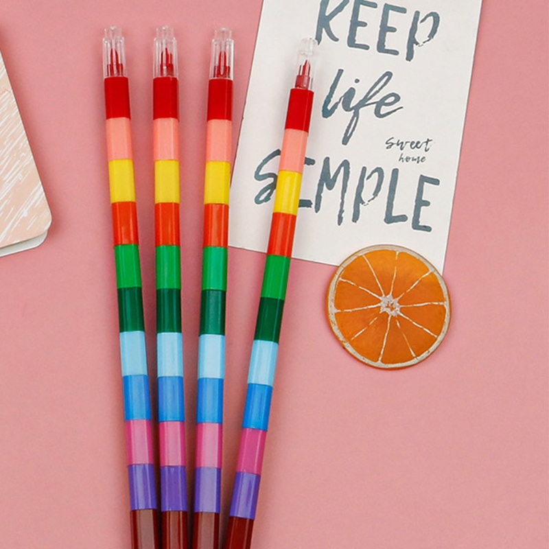 Bộ 12 bút sáp màu vẽ vui nhộn cho bé