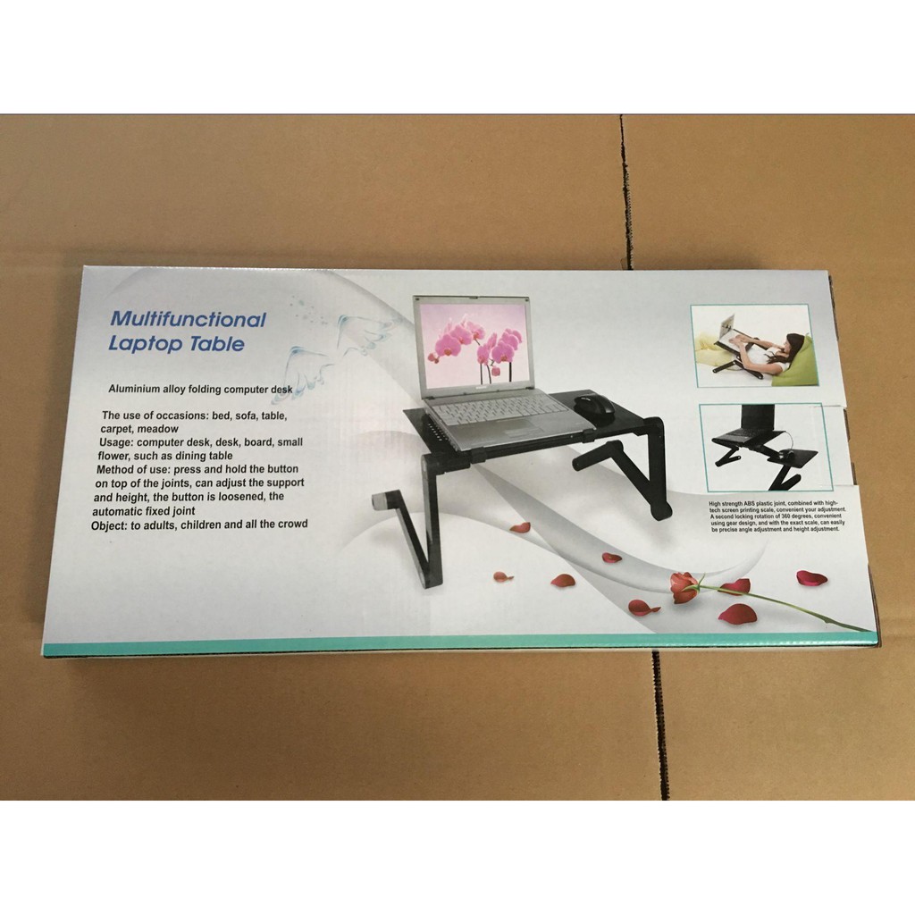 Bàn máy tính gấp gọn thông minh chống bị mỏi vai, mỏi mắt xếp gọn khi k sử dụng