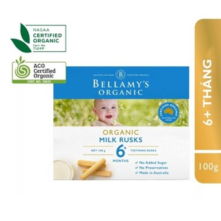 Bánh Ngậm Dinh Dưỡng Cho Bé Mọc Răng Bellamy's Organic. Hạn tháng 4/2021