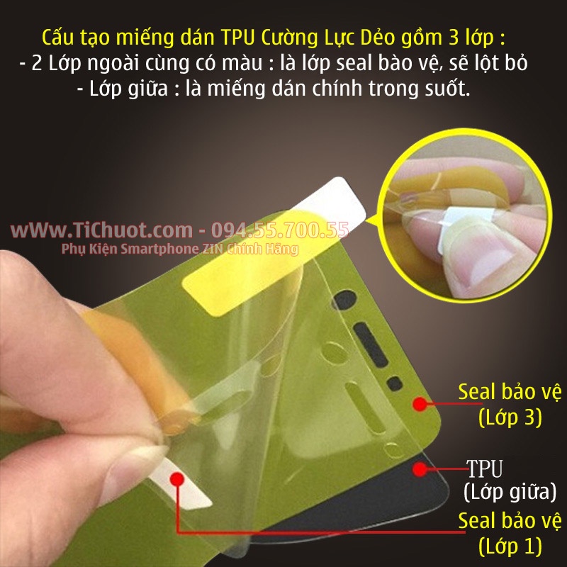 [Mặt Sau] Dán TPU Samsung S10 Lite Cường Lực Dẻo Trong Suốt
