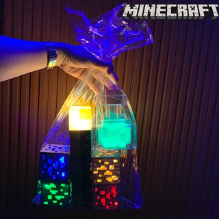Quà tặng Minecraft - Đèn Đuốc phát sáng chính hãng Mojang cực đẹp
