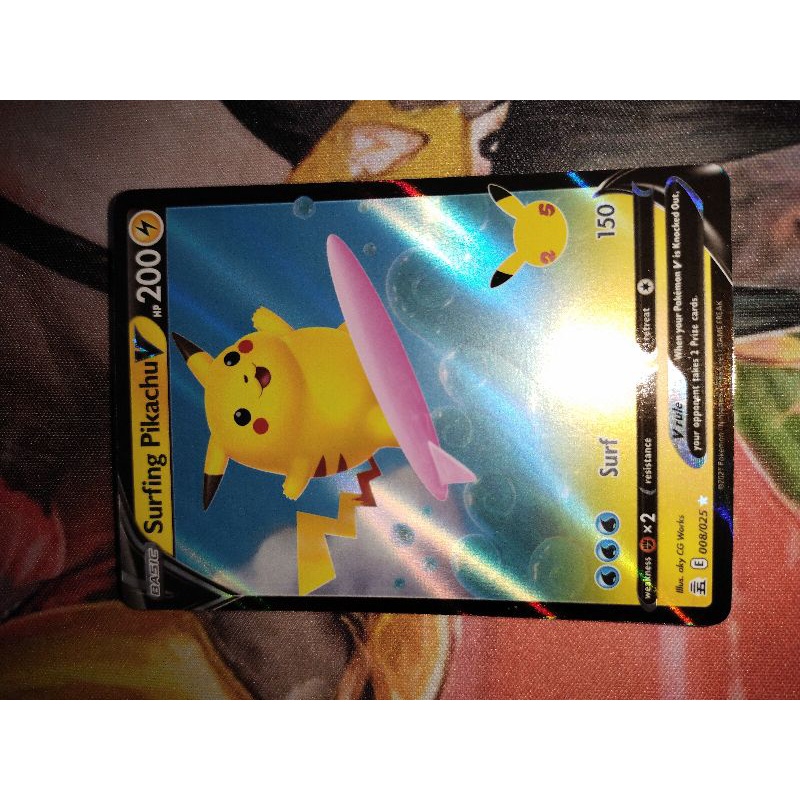 [Cửa Hàng Luffy TCG] Thẻ Trò Chơi Pokemon TCG Pikachu V/Vmax