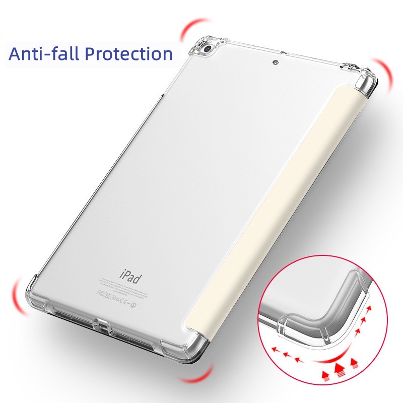 Dllencase Bao Da Máy Tính Bảng Kèm Ngăn Đựng Bút Cho Compatible For iPad 2021 Pro 11 2019 2020 10.2 7/8th Generation 2018 9.7 5/6th Mini 4 5 Air 4 10.5 10.9 A278