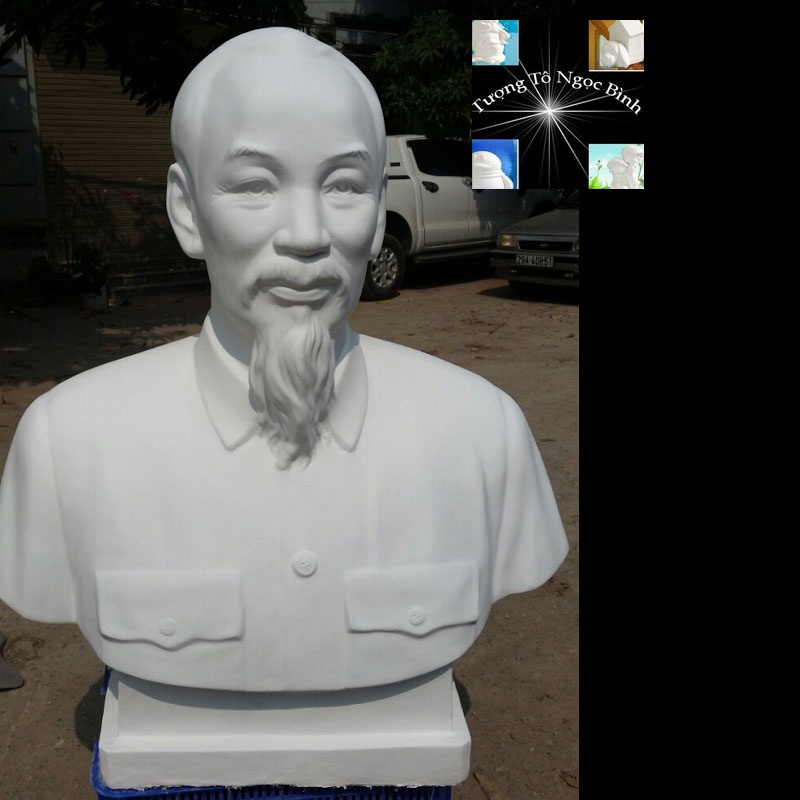 Tượng Bác Hồ bán thân 90cm◘Xưởng sản xuất trực tiếp◘Hàng đẹp, giá tốt◘Khuôn mẫu chuẩn, được đúc gia công tỉ mỉ