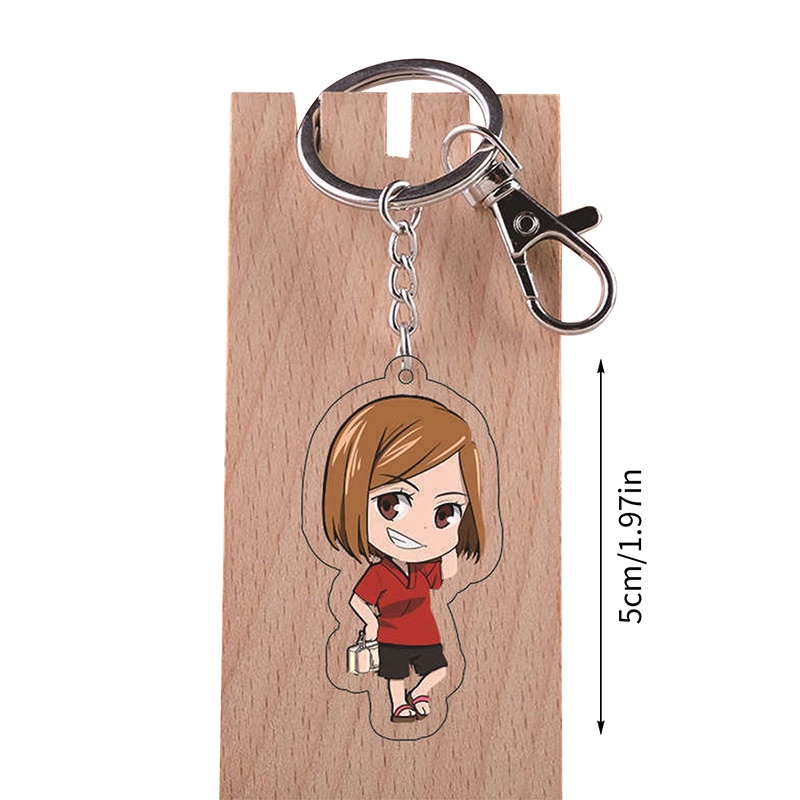 Móc Khóa Hai Mặt Bằng Acrylic Hình Yuji Itadori Gojo Satoru